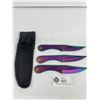 Image 1 : 3 Piece 6.5" Jack Ripper Rainbow Knives