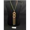 Image 2 : Heavy 1970's Gold Plated Necklace