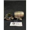 Image 2 : 2 Antique Figural Napkin Rings 1900-1910