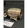 Image 4 : 2 Antique Figural Napkin Rings 1900-1910