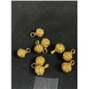 Image 2 : 9 Victorian Fancy Gilded Ladies Buttons 1890-1900