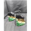 Image 2 : PAIR VINTAGE ELEPHANT CHALKWARE BOOKENDS