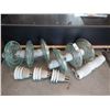 Image 1 : FOUR LARGE TELEPHONE LINE INSULATORS
