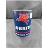 Image 1 : VINTAGE MOBIL PEGASUS LUBRITE MOTOR OIL US QUART CAN