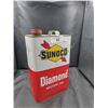 Image 1 : VINTAGE SUNOCO 2 GALLAN DIAMOND MOTOR OIL CAN