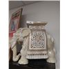 Image 1 : LARGE CERAMIC ELEPHANT PLANT STAND