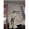 Image 2 : LARGE CERAMIC ELEPHANT PLANT STAND