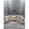 Image 1 : THREE ANTIQUE SAD IRONS