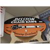 Image 1 : DISSTON CHAINSAWS METAL DEALERSHIP SIGN