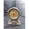 Image 1 : VINTAGE SETH THOMAS WIND UP METAL MANTLE CLOCK
