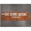 Image 1 : DOUBLE SIDED VINTAGE SODA RACK METAL SIGN