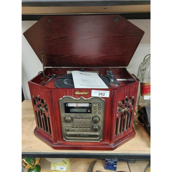 MEMOREX RECORD AM/FM CD PLAYER