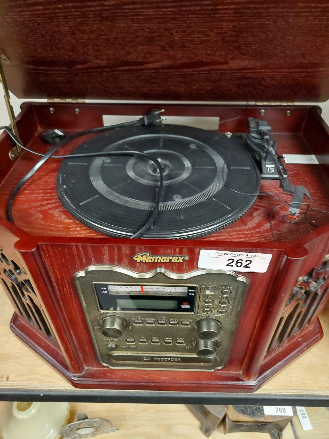 MEMOREX RECORD AM/FM CD PLAYER