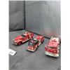 Image 1 : THREE DIE CAST FIRETRUCKS
