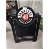 Image 1 : VERY NICE PARALLEL 49 BREWING COMPANY DOUBLE SIDED METAL SIDEWALK SIGN
