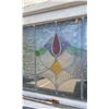 Image 2 : LATE VICTORIAN LARGE 4 COLOUR DOUBLE PANE STAINED GLASS WINDOW