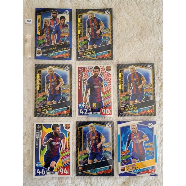 Lionel Messi Soccer Cards Limited Edition 8 Cards