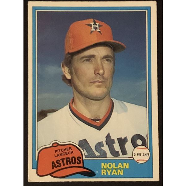 1981 O-PEE-CHEE Nolan Ryan (HOF)