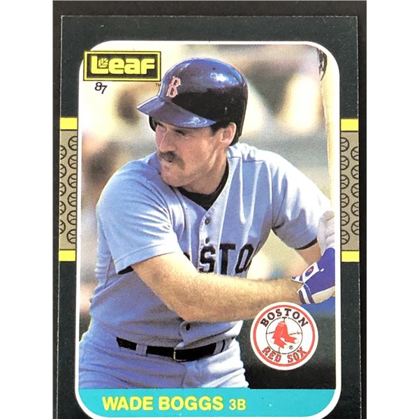 1987 DONRUSS LEAF Wade Boggs (HOF)