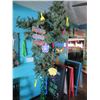 Image 1 : Upside Down Christmas Tree w/Tropical Signs & Décor