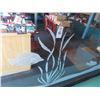 Image 2 : Tropical Fish Motif Etched Glass Panel - 8' x 4'