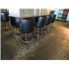 Image 3 : 64-Black Swivel Barstools w/Back - 64 X $