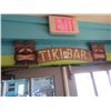 Image 1 : Carved Wood Tiki Bar Sign