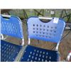 Image 2 : 16-Blue/Red Patio Bar Stools - 16 X $