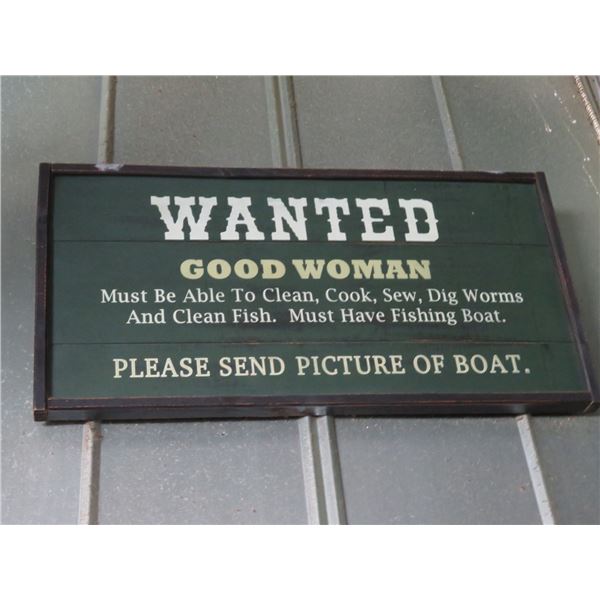  Wanted  Sign