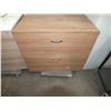 Image 1 : 2 Drawer Wooden Storage Cabinet