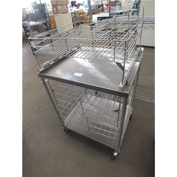Stainless Steel Cart On Wheels