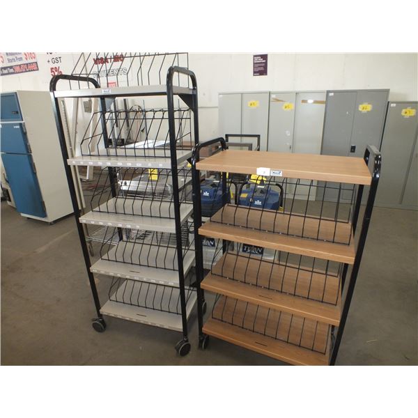2 Storage Carts On Wheels