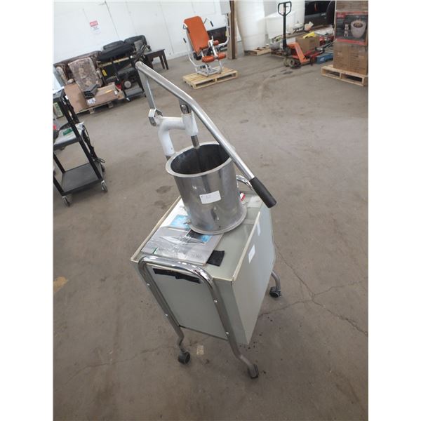 Small Cart On Wheels & Fruit Cutter