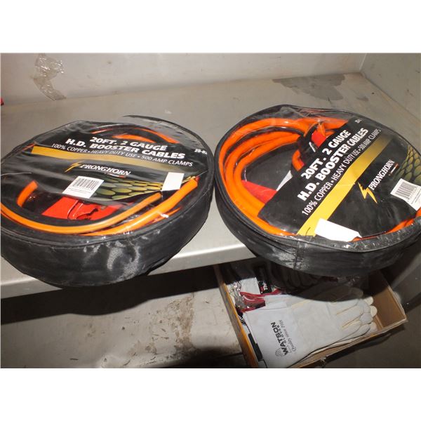 2 20ft 2 gauge Booster cables