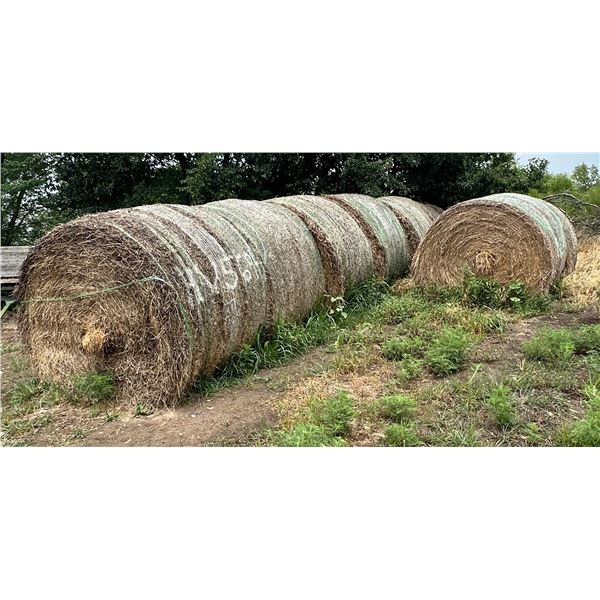 Ten big bales of Hay