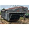 Image 1 : Diamond D 20' Stock trailer