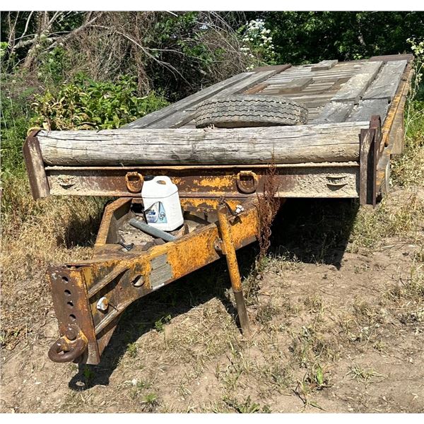 Phelan 14' pindell hitch tilt top trailer