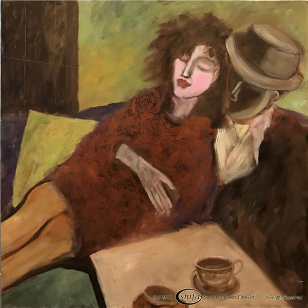 Susan Manders ORIGINAL "Snuggling"