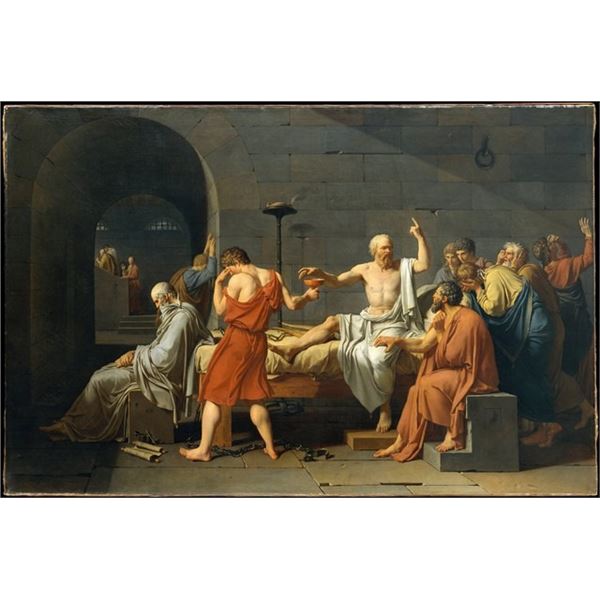 Jacques-Louis David - The Death of Socrates