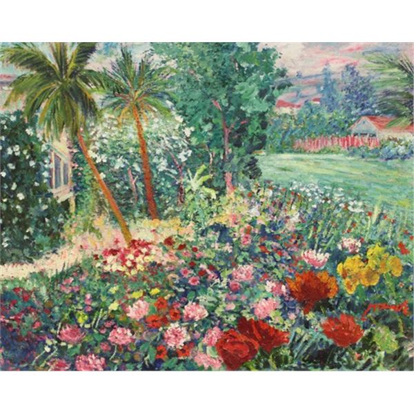 Garden in Front of the Artists House by Manor Shadian