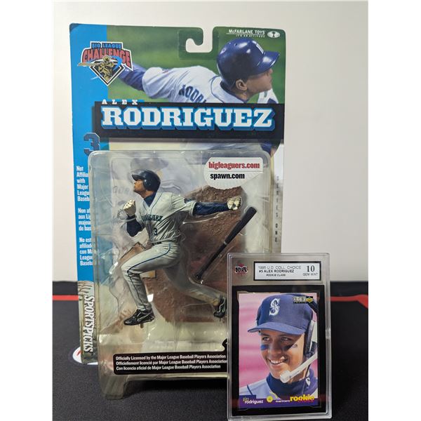 A-Rod Rookie Card and Figure