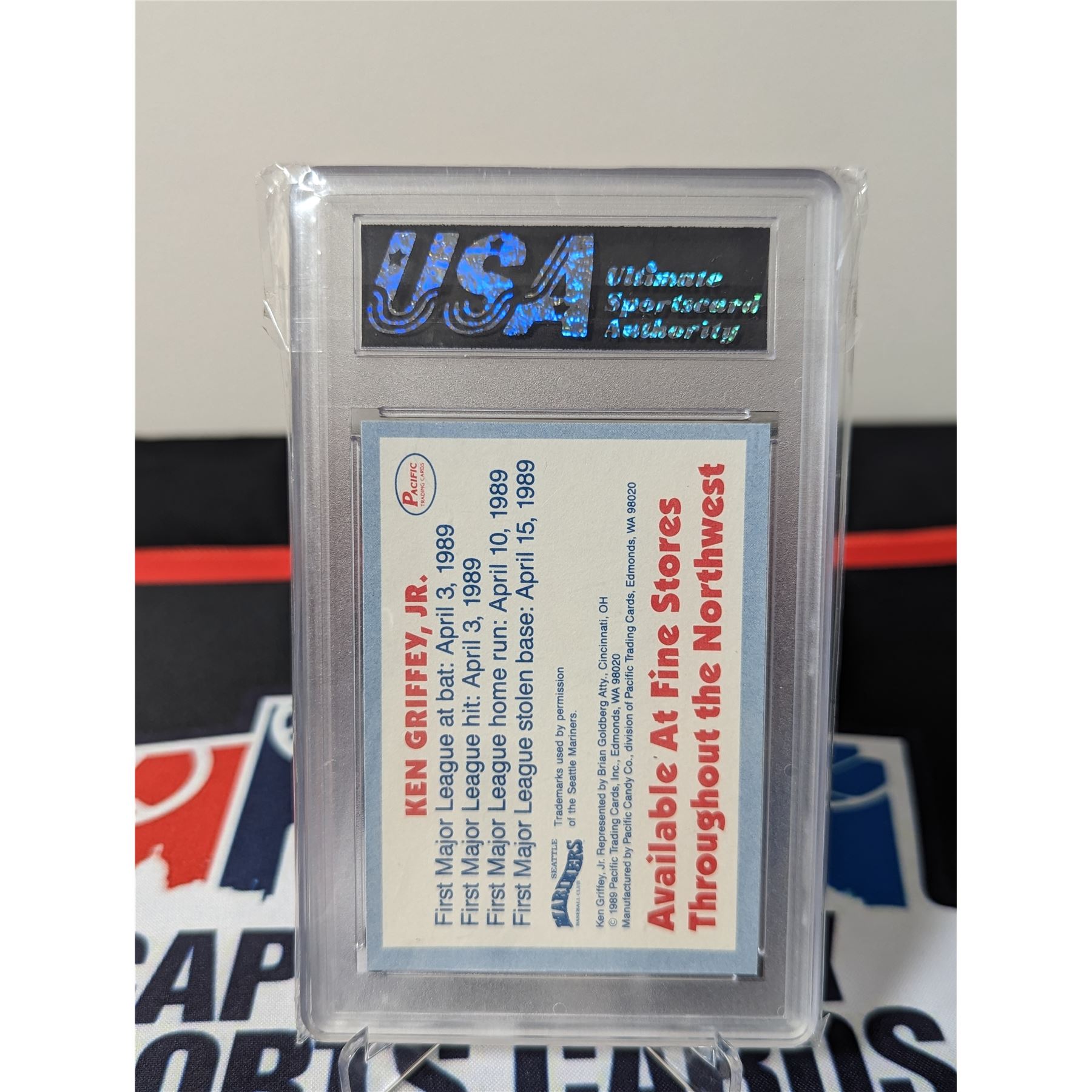 1989 Pacific Ken Griffey Jr candy bar promo