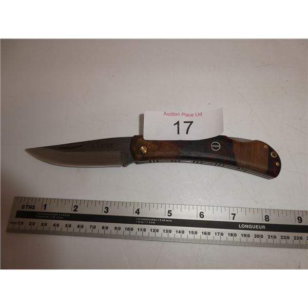 Signed Folding Knife