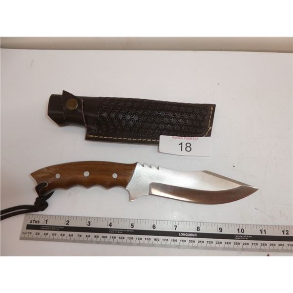 Signed Knife with Sheath