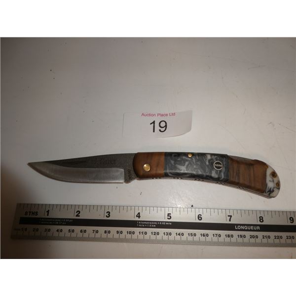 Signed Folding Knife
