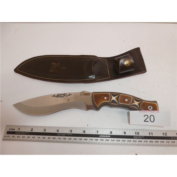 Signed Knife with Sheath