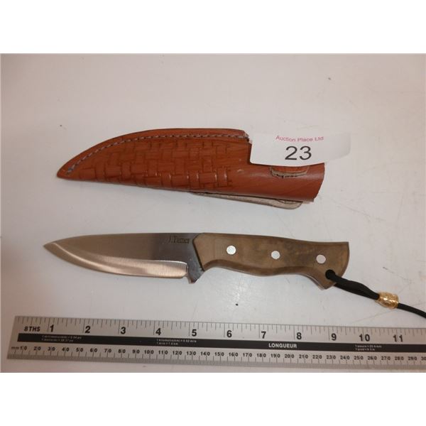 Signed Knife with Sheath