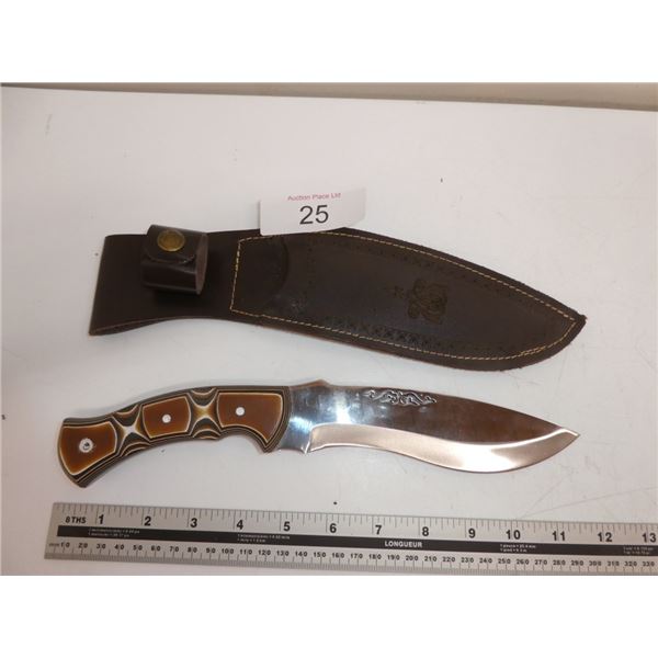 Signed Knife with Sheath