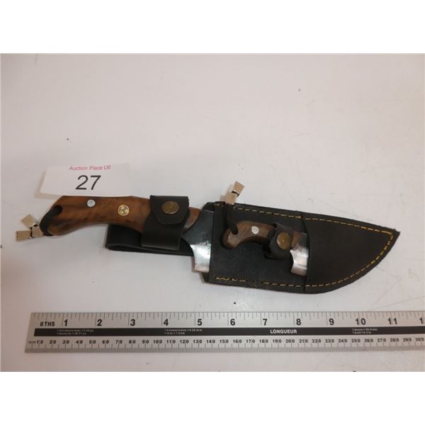 Small and Large Knife Combo in Sheath