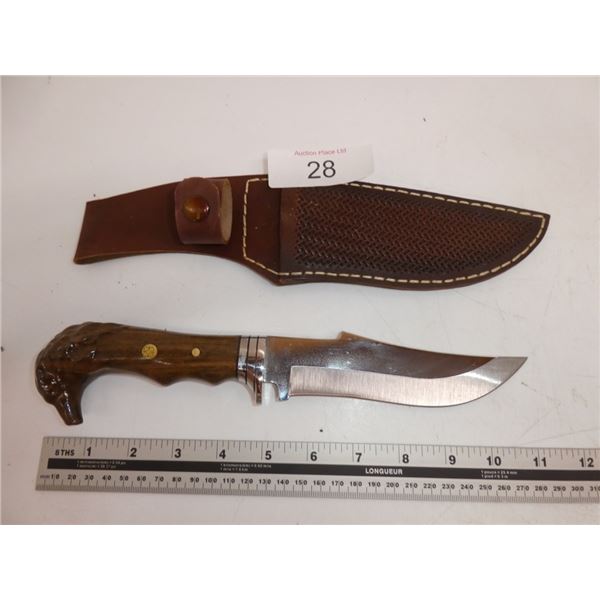 Eagle Handle Knife with Sheath